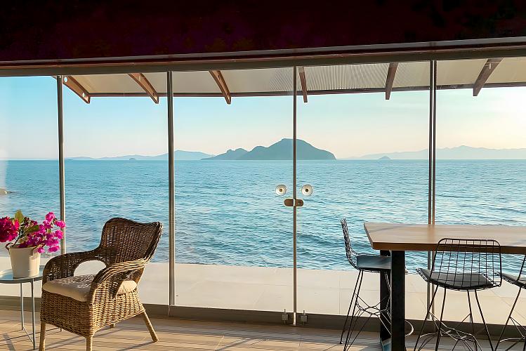 Summer houses near the sea